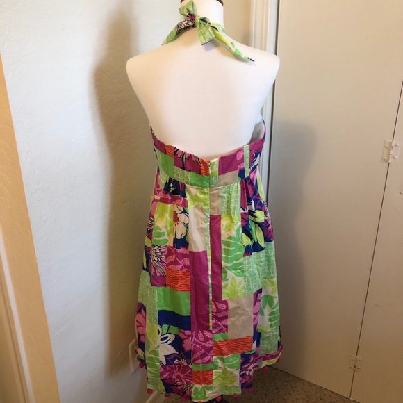 Lilly Pulitzer Vibrant Floral Patchwork Dress - Picture 3 of 4
